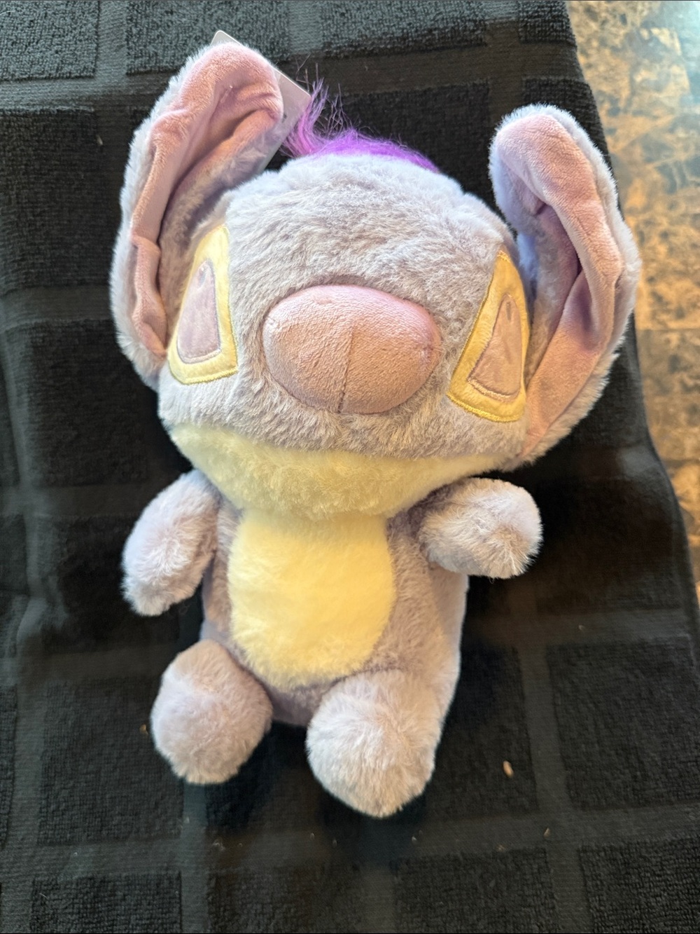 Plush Purple Stitch-Style Character Stuffed Toy - Soft Cuddly Companion